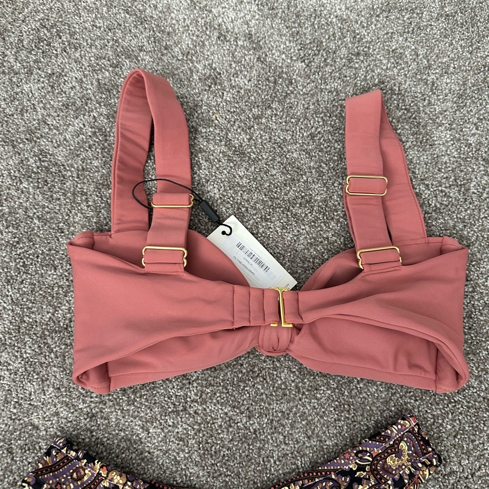 Montce Hayden Bikini Top and Paisley Print High-Cut Bikini Bottom - Picture 3 of 8